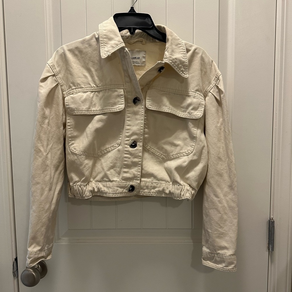 Pull&Bear Cream Utility Jacket - image 2